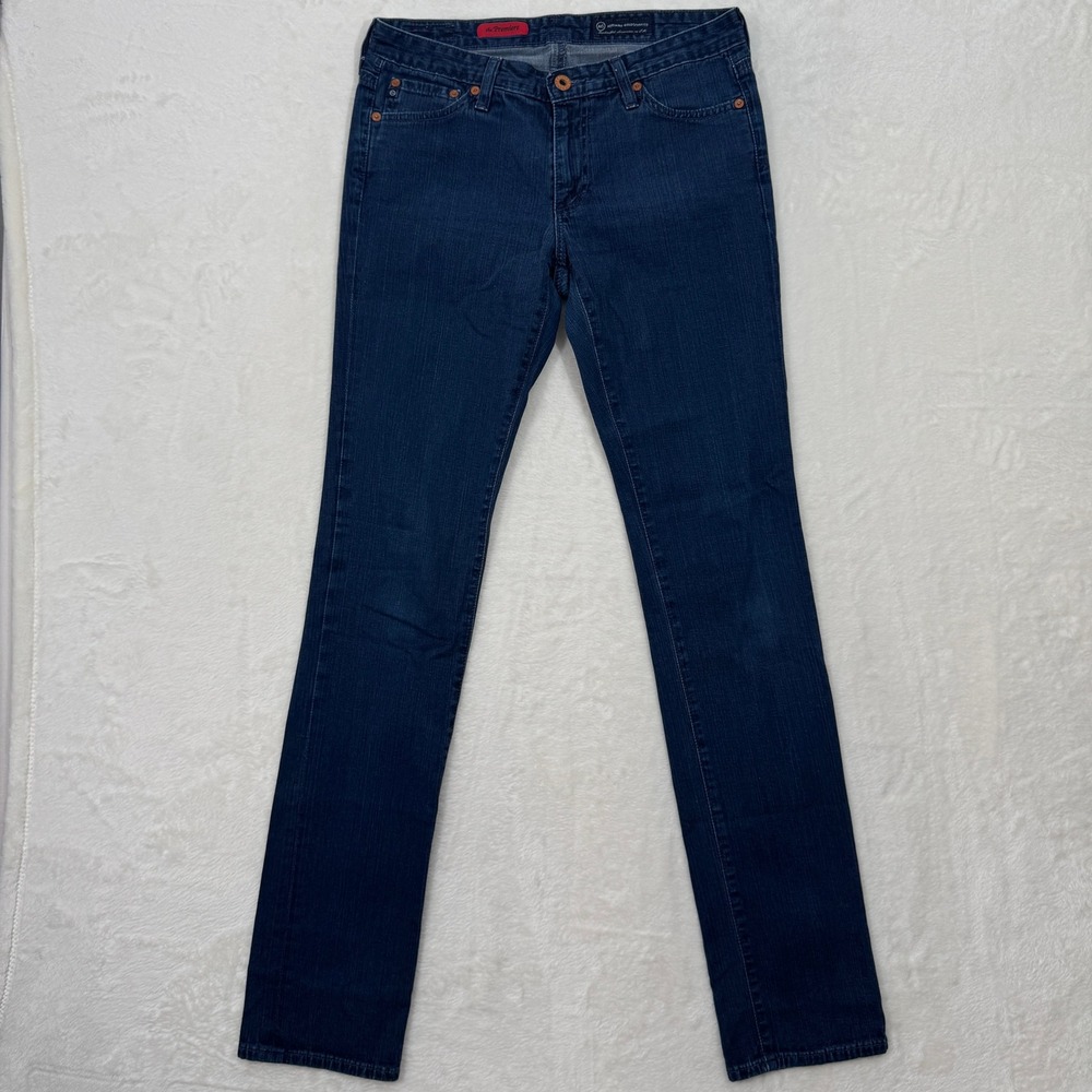 AG Adriano Goldschmied Jeans Womens 29 Blue The Premiere Straight Leg Dark Wash